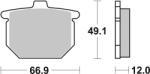 BREMBO Street szénszálas-kerámia fékbetétek - 07HO1212 BREMBO Fékrendszer és alkatrészei Fékbetétek, fékpofák és féktárcsák Tárcsafékbetétek