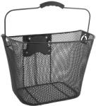 NEWTON első kosár acélhálós, fekete, gyorskioldós, 19L, 35x25x25 cm, E-bike-hoz, RPD 31, 8 mm bilincs NEWTON Egyéb járművek Kerékpározás Kerékpáros kiegészítők Kerékpárkosarak és csomagtartótáskák Kerékpárko