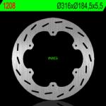 NG Brake Disc NG FÉKEK Fix Fék Tárcsa - 1208 NG Brake Disc Fékrendszer és alkatrészei Fékbetétek, fékpofák és féktárcsák Féktárcsák