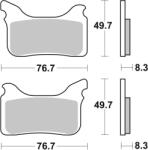 BREMBO Off-Road Szinterelt Fémbetétes Fékbetétek - 07GR75SX BREMBO Fékrendszer és alkatrészei Fékbetétek, fékpofák és féktárcsák Tárcsafékbetétek