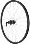 VELOX trekking kerékpár hátsó kerék 700x35, KARGO, tárcsafék/V-fék, e-bike kompatibilis, alu, fekete, duplafalú, VELOX agy, 6 lyukas tárcsa, 11/10/9 sebességes kazetta (megerősített) VELOX Egyéb járművek Ke