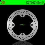 NG Brake Disc NG BRAKES Fix Féknyereg - 207 NG Brake Disc Fékrendszer és alkatrészei Fékbetétek, fékpofák és féktárcsák Féktárcsák