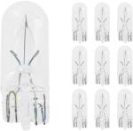 Flösser 12V 2W W5W átlátszó izzó (irányjelzőhöz), W2, 1x9, 5D talppal (10 db/csomag) FLOSSER Elektromos alkatrészek Világítás és fényjelzés Izzók Jelző- és műszerizzók W2.1x9.5d/T10 üvegtalpas izzók