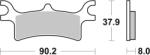 BREMBO Off-Road Szintermetál Fékbetétek - 07PO06SD BREMBO Fékrendszer és alkatrészei Fékbetétek, fékpofák és féktárcsák Tárcsafékbetétek