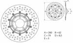 BREMBO Oro Fix féktárcsa - 68B407B1 BREMBO Fékrendszer és alkatrészei Fékbetétek, fékpofák és féktárcsák Féktárcsák