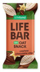 Lifefood Baton de ovaz cu ciocolata bio 40g Lifebar