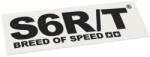 Stage6 R/T Matrica Stage6 R/T 140x48mm Fekete Stage6 R/T Váz, idomok és járműkiegészítők Matricák és járműdekoráció Egyéb matricák és dekorációs elemek