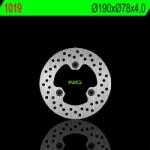NG Brake Disc NG BRAKES Fix Fék Tárcsa - 1019 NG Brake Disc Fékrendszer és alkatrészei Fékbetétek, fékpofák és féktárcsák Féktárcsák