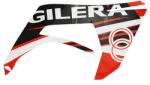 Piaggio (oem) PIAGGIO 2H002134 első jobb oldali idom matrica, fekete-piros, Gilera 50 SMT, RCR 2018-tól, eredeti alkatrész PIAGGIO (OEM) Váz, idomok és járműkiegészítők Matricák és járműdekoráció Egyéb matricák és 