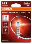 OSRAM Night Breaker Laser izzó H1 12V/55W - X1 OSRAM Elektromos alkatrészek Világítás és fényjelzés Izzók Fényszóróizzók H1/P14.5s fényszóróizzók