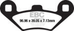 EBC Brakes EBC SFA650 robogó fékbetét garnitúra (1 tárcsához) EBC Brakes Fékrendszer és alkatrészei Fékbetétek, fékpofák és féktárcsák Tárcsafékbetétek