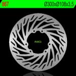 NG Brake Disc NG BRAKES Fix Fék Tárcsa - 867 NG Brake Disc Fékrendszer és alkatrészei Fékbetétek, fékpofák és féktárcsák Féktárcsák