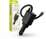 Mobile Origin 4in1 50W Car Charger CA28 - USB-C + USB-A, USB-C and Lightning Cable (MO-CCH-CA28) - pcone
