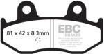 EBC Brakes EBC SFA411 robogó fékbetét (1 tárcsához, szett) EBC Brakes Fékrendszer és alkatrészei Fékbetétek, fékpofák és féktárcsák Tárcsafékbetétek