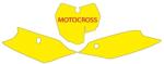 BLACKBIRD Matrica Készlet Fehér KTM SX/SX-F BLACKBIRD Váz, idomok és járműkiegészítők Matricák és járműdekoráció Motocross rajtszámok és rajtszámháttér-matricák