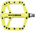 Rockbros 2018-12AGN sárga fluo nylon kerékpárpedál tüskékkel Rockbros Egyéb járművek Kerékpározás Kerékpár-alkatrészek Kerékpár-pedálok