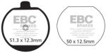 EBC Brakes EBC FA033 fékbetét (1 tárcsához, komplett) EBC Brakes Fékrendszer és alkatrészei Fékbetétek, fékpofák és féktárcsák Tárcsafékbetétek