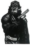 Lethal Threat Mini Gorilla Gun matrica (60x80 mm) LETHAL THREAT Váz, idomok és járműkiegészítők Matricák és járműdekoráció Egyéb matricák és dekorációs elemek