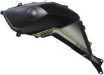 QJ-MOTOR SVT650 SVT650X bal oldali üzemanyagtartály védőlemez, fekete, matricával QJ-MOTOR Váz, idomok és járműkiegészítők Matricák és járműdekoráció Egyéb matricák és dekorációs elemek