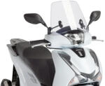 Puig Trafic átlátsztó robogó szélvédő - Honda SH Scoopy 125i, 150i 2017- Puig Váz, idomok és járműkiegészítők Szélvédők és tartozékaik Szélvédők Motorkerékpár- és robogószélvédők