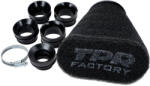 Top Performances TPR Factory fekete légszűrő 28-43mm univerzális Top Performances Motoralkatrészek Üzemanyag- és szívórendszer Légszűrők Gyári és utángyártott légszűrők