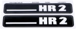 MOGA Matrica készlet MOGA 2 darab 105mm x 21mm magasságú Hercules Hobby Rider HR-hez MOGA Váz, idomok és járműkiegészítők Matricák és járműdekoráció Egyéb matricák és dekorációs elemek