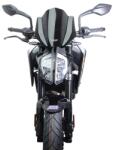 MRA racing nrm szélvédő - ktm duke 790 MRA Váz, idomok és járműkiegészítők Szélvédők és tartozékaik Szélvédők Motorkerékpár- és robogószélvédők