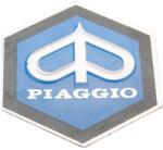CIF Piaggio 31x36mm-es alumínium ragasztandó embléma - Vespa PK50, PK80 82-88 CIF Váz, idomok és járműkiegészítők Matricák és járműdekoráció Emblémák, jelvények és típusfeliratok