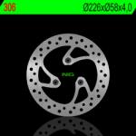 NG Brake Disc NG BRAKES Fix Féknyereg - 306 NG Brake Disc Fékrendszer és alkatrészei Fékbetétek, fékpofák és féktárcsák Féktárcsák