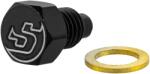 SIP Spareparts olajbetöltő/olajleeresztő csavar M8x8 mm, hatszögletű, 11 mm-es kulcsnyílás, fekete, mágneses SIP Spareparts Motoralkatrészek Motorblokk és rögzítése Olajbetöltő, leeresztő és ellenőrző csavarok