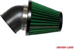Power Force FPC000019 zöld kúpos légszűrő 45-48 mm 45° Power Force Motoralkatrészek Üzemanyag- és szívórendszer Légszűrők Gyári és utángyártott légszűrők