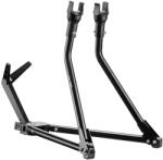 IBERA kerékpártartó állvány, hátsó vázra rögzíthető, kompatibilis 20"-27.5"-29"-700C, fekete, összecsukható és állítható IBERA Egyéb járművek Kerékpározás Kerékpáros kiegészítők Kerékpár-kitámasztók