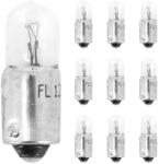 Flösser 12V 5W BA9s T5W átlátszó helyzetjelző izzó (10 db/doboz) FLOSSER Elektromos alkatrészek Világítás és fényjelzés Izzók Jelző- és műszerizzók BA9s bajonettzáras izzók