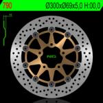 NG Brake Disc NG BRAKES Úszó - 790 NG Brake Disc Fékrendszer és alkatrészei Fékbetétek, fékpofák és féktárcsák Féktárcsák