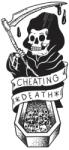 Lethal Threat MINI CHEATING DEATH matrica (60x80mm) LETHAL THREAT Váz, idomok és járműkiegészítők Matricák és járműdekoráció Egyéb matricák és dekorációs elemek