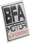 SIP BFA BFA MOTORI négyzet alakú duda takaró embléma Vespa PX125-200 MY/2011 modellekhez SIP BFA Váz, idomok és járműkiegészítők Matricák és járműdekoráció Emblémák, jelvények és típusfeliratok