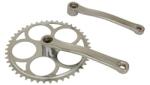 SELECTION P2R (Vélo) P2R CHAINSET városi kerékpárhoz, acél, króm, 170 mm, 46 fogas lánctányérral, 3.30-as lánc (127 mm-es középcsapágyhoz) SELECTION P2R (Vélo) Egyéb járművek Kerékpározás Kerékpár-alkatrészek Hajtóművek, 