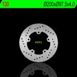 NG Brake Disc NG FÉKEK Fix FékTárcsa - 130 NG Brake Disc Fékrendszer és alkatrészei Fékbetétek, fékpofák és féktárcsák Féktárcsák