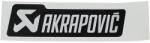 Akrapovic hőálló matrica 120x35mm fekete Akrapovic Váz, idomok és járműkiegészítők Matricák és járműdekoráció Egyéb matricák és dekorációs elemek