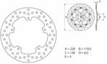 BREMBO Oro Fix féktárcsa - 68B407F2 BREMBO Fékrendszer és alkatrészei Fékbetétek, fékpofák és féktárcsák Féktárcsák
