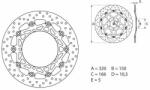 BREMBO Oro Lebegő Féknyereg - 78B40872 BREMBO Fékrendszer és alkatrészei Fékbetétek, fékpofák és féktárcsák Féktárcsák