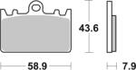 BREMBO utcai szinterelt fékbetétek - 07KA14SA BREMBO Fékrendszer és alkatrészei Fékbetétek, fékpofák és féktárcsák Tárcsafékbetétek