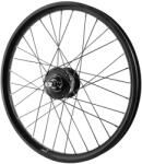 VELOX 20" első kerék (KARGO L), fekete, Shimano DH3D37 agy, erősített, rozsdamentes küllő, max. 225 kg teherbírás, tárcsafékes, cargo/elektromos/longtail kerékpárhoz VELOX Egyéb járművek Kerékpározás Kerékp