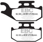 EBC Brakes EBC FA317TT fékbetét szett (1 tárcsához) EBC Brakes Fékrendszer és alkatrészei Fékbetétek, fékpofák és féktárcsák Tárcsafékbetétek