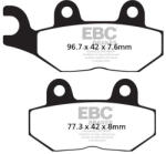 EBC Brakes EBC FA214HH erősített fékbetét (1 tárcsához) EBC Brakes Fékrendszer és alkatrészei Fékbetétek, fékpofák és féktárcsák Tárcsafékbetétek