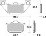 BREMBO Street Carbon Ceramic fékbetétek - 07KA0808 BREMBO Fékrendszer és alkatrészei Fékbetétek, fékpofák és féktárcsák Tárcsafékbetétek
