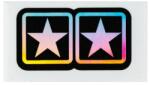Stage6 STAGE 6 holografikus matrica (50 x 25 mm) Stage6 Váz, idomok és járműkiegészítők Matricák és járműdekoráció Egyéb matricák és dekorációs elemek