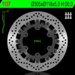 NG Brake Disc NG BRAKES lebegő féktárcsa - 1137 NG Brake Disc Fékrendszer és alkatrészei Fékbetétek, fékpofák és féktárcsák Féktárcsák