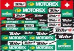 BLACKBIRD Motorex & Bihr Matricacsomag BLACKBIRD Váz, idomok és járműkiegészítők Matricák és járműdekoráció Egyéb matricák és dekorációs elemek