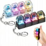  Mechanikus billentyűzet Led kattintás anti-stressz kulcstartó Fidget Switch Kliker (4016858545934)